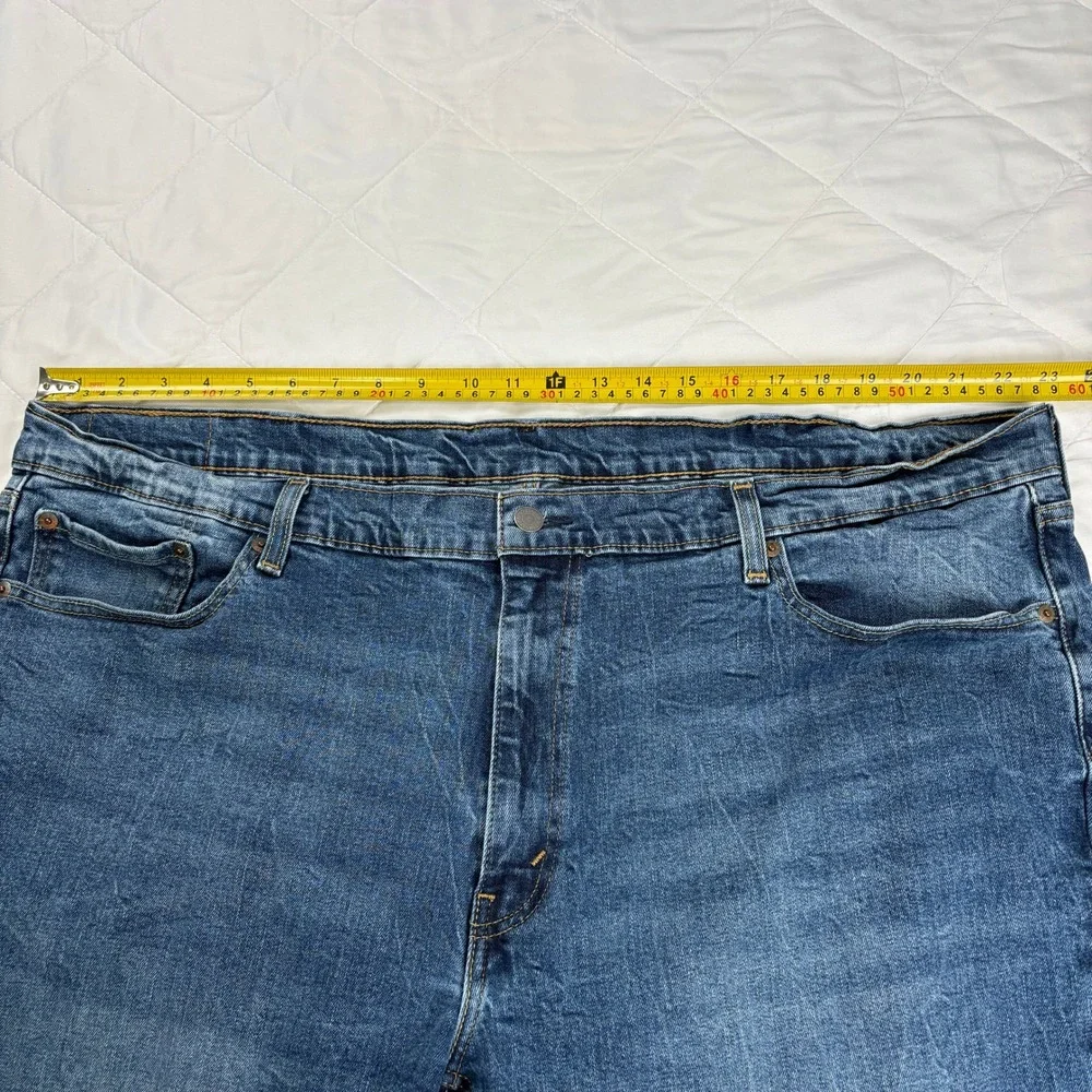 Levi's 541 Athletic Taper Jeans Men's W48 L30 Medium‎ Wash Stretch Denim